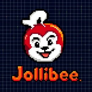 Pixel Art Jollibee