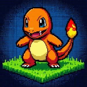 Pixel Charmander