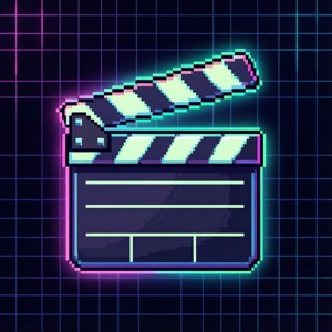 Pixel Clapperboard Icon