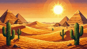 Pixel Desert Dunes