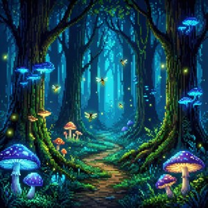 Pixel Enchanted Forest