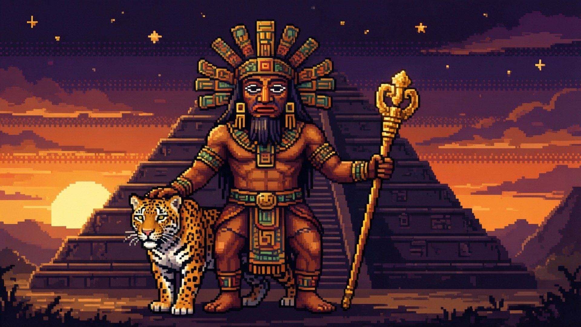 Pixel Lord of the Night by Wallpapers.art Studio