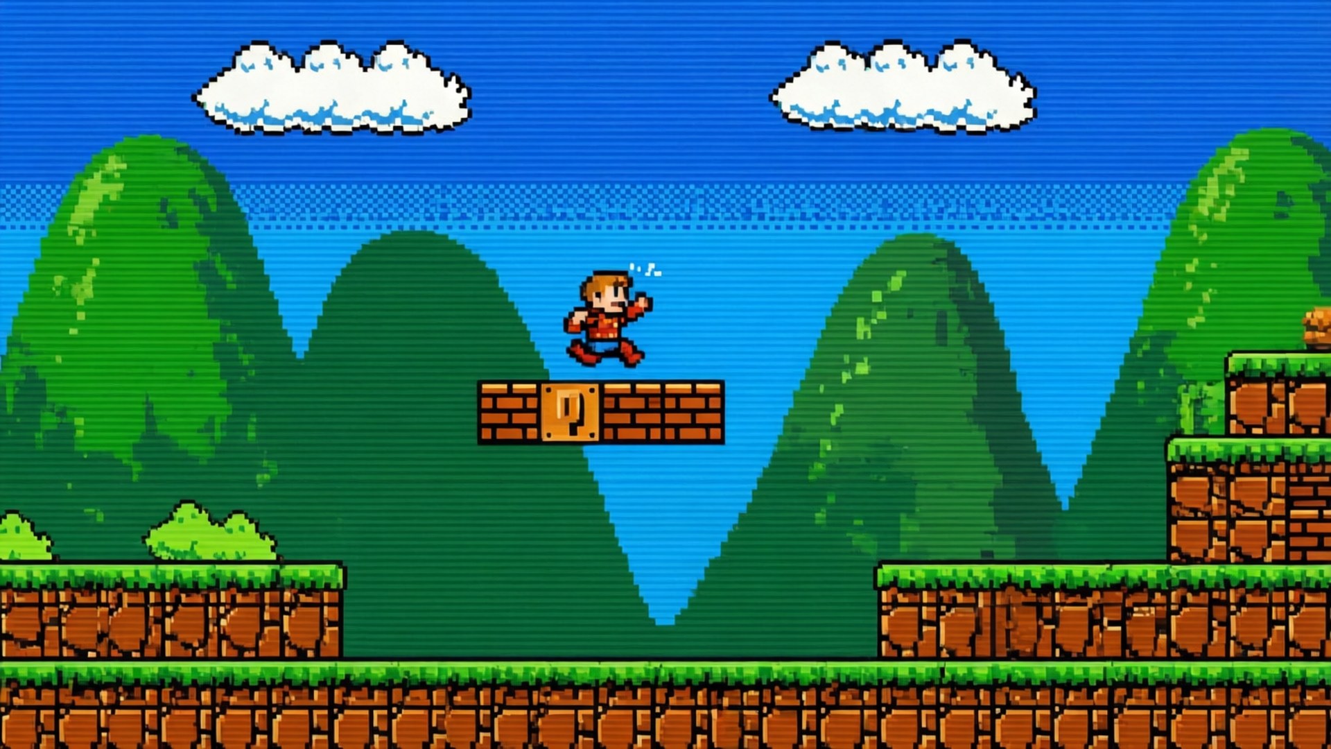 Pixel Platformer Level by Wallpapers.art Studio