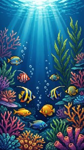 Pixel Reef Underwater