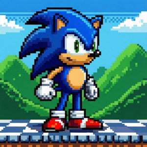 Pixel Sonic Retro