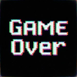 Pixelated Retro Game Over