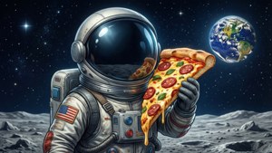 Pizza Astronaut