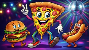 Pizza Disco Party
