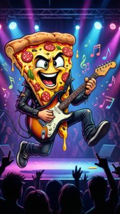 Pizza Rock Star Jump