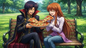 Pizza with C.C.