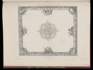 Plafond de la Chambre de Me.la Princesse de Rohan