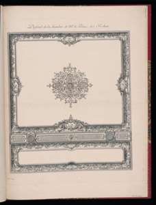 Plafond de la chambre de Mr.le Prince de Rohan