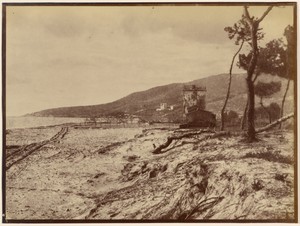 [Plage de Golfe-Juan vers le cap de la Croisette]