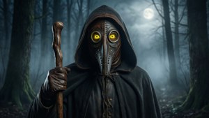 Plague Doctor in Forest