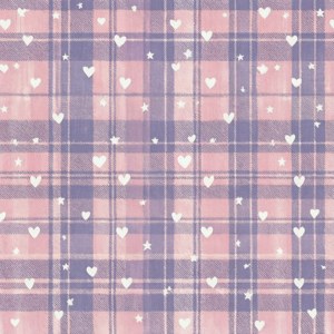 Plaid Hearts Stars