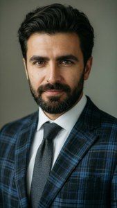 Plaid Suit Portrait