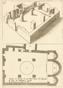 Plan and Elevation of the Church of S. Iacoma