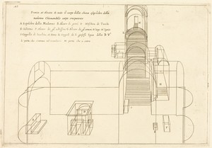 Plan and Elevation of the Church of the Madonna's Sepulchre