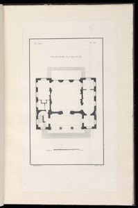 Plan d'un Pavillon de 9 toises de face