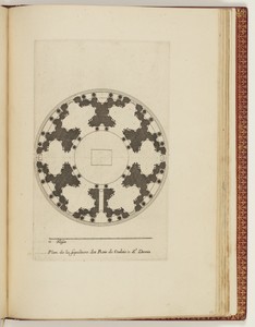 Plan de la Sepulture des Rois de Valois à St. Denis