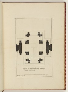 Plan de la sepulture du Roy Francois Premier à St. Denis