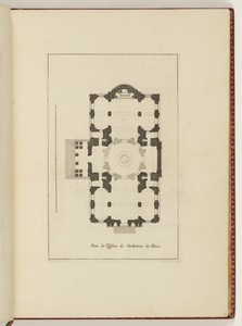 Plan de l’Eglise de Sorbonne de Paris