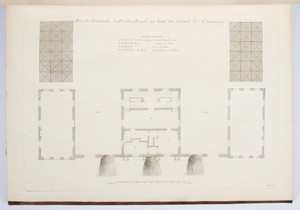 Plan des Entressoles du Pavillon Royal au bout du Canal de Commercy.