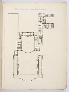 Plan des Souterrains du Château Royal de Luneville.