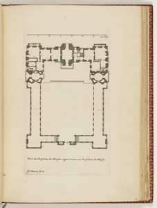 Plan du Chasteau de Maison appartenant au President de Maison