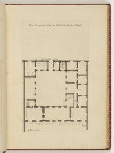 Plan du premier Estage de l’Hostel de Monsieur Tubeuf