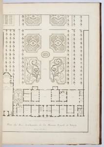 Plan du Rez de Chaussée de la Mission Royale de Nancy