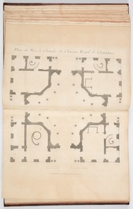 Plan du Rez-de-Chaussés du Château Royal de Chanteheux.