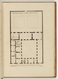 Plan du second Estage de l’Hostel de Monsieur Tubeuf