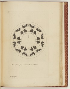 Plan du second estage des Rois de Valois à St. Denis