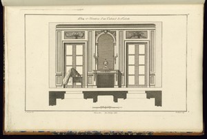 Plan et Elevation d'un Cabinet de Toilette