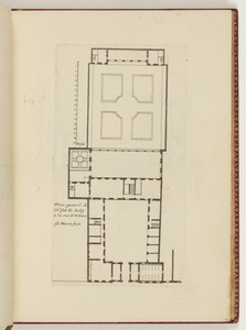 Plan general de l’Hostel de Sully à la rue St. Antoine