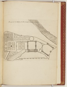 Plan general du Chasteau du Duc de Latrimouille à Touars
