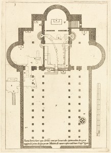 Plan of the Church of the Holy Manger