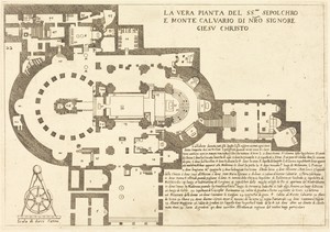 Plan of the Holy Sepulchre and Mount Calvary