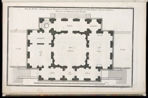 Plan pour un Bâtiment d'ordre Dorique