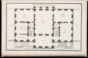 Plan pour un Bâtiment de l'Ordre Ionique