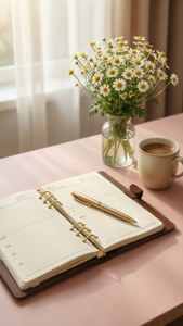 Planner and Daisies