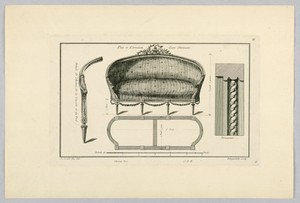 Plans and Ornaments for Sofa