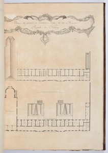 Plans du premier et deuxieme Etage de la Mission Royale de Nancy