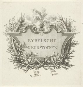 Plaquette getooid met wierookvat