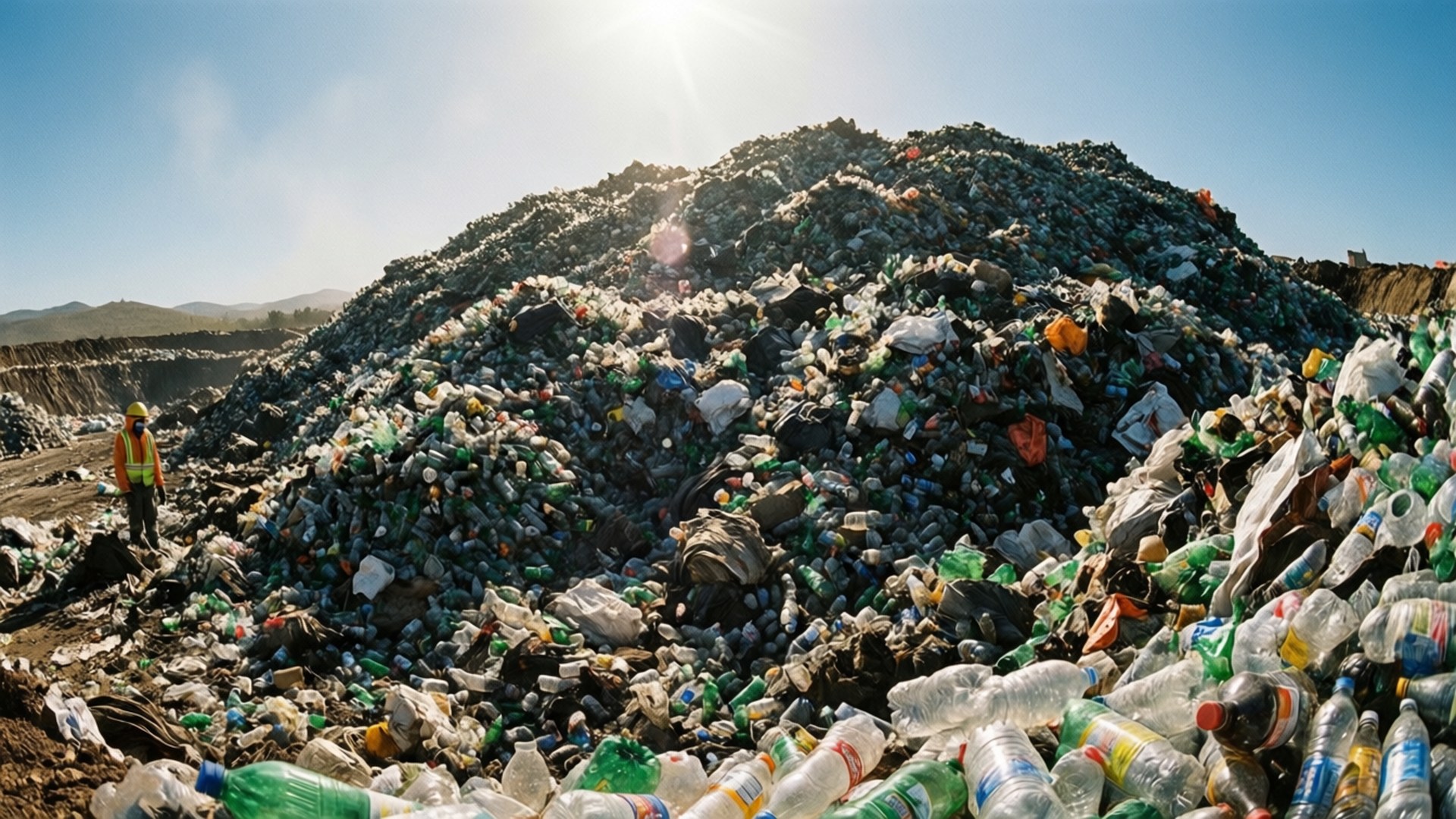 Plastic Mountain by Wallpapers.art Studio