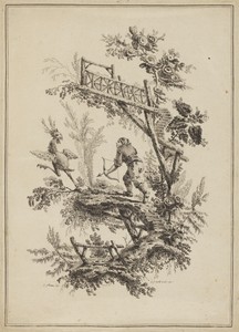 Plate 12, from "Suite de Douze Pêcheurs et Chasseurs"