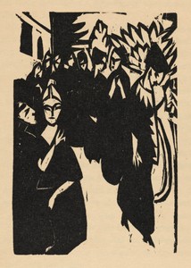 plate 3 in Alfred Döblin: Das Stiftsfräulein und der Tod (Alfred Döblin: The Canoness and Death)