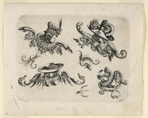 Plate 36, from Neüw Grotteßken Buch (New Grotesque Book)