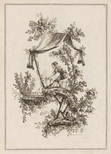 Plate 5, "Suite de douze Pêcheurs et Chasseurs"